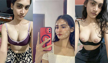 South Indian College Girl Solo Pressing Her Boobs Update