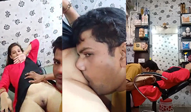 Nude Couple Pussy Licking – In Beauty Parlour Captured Fuck