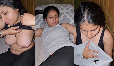 Desi Punjabi Chubby Babe Riding On Ex BF Cock Fucking