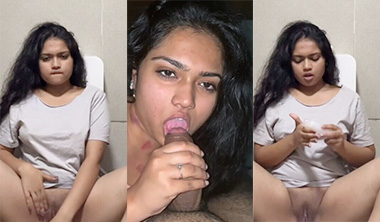 Sexy Indian Horny Babe Blowjob Masturbating Pussy Show